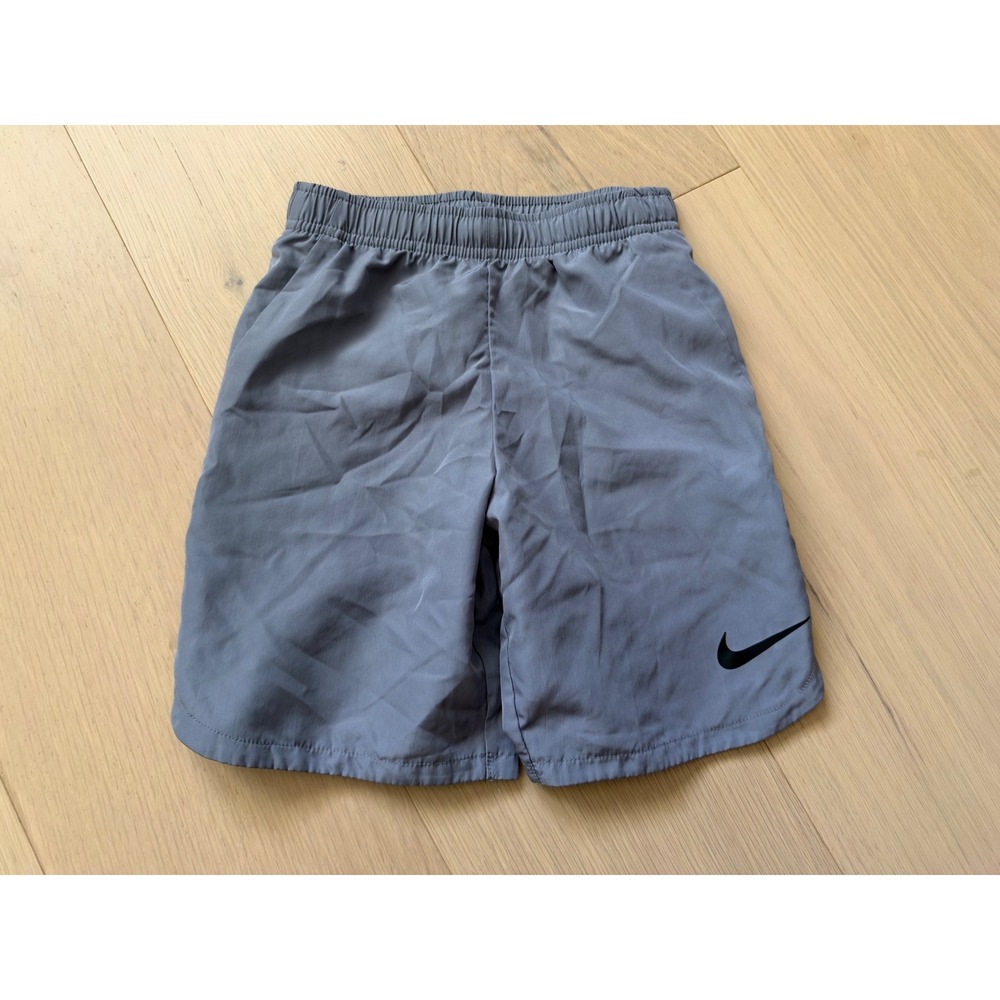 Nike Boys Dri-FIT woven Athletic Shorts Gray Size 7